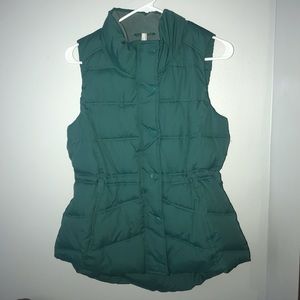 Warm teal vest (worn once)